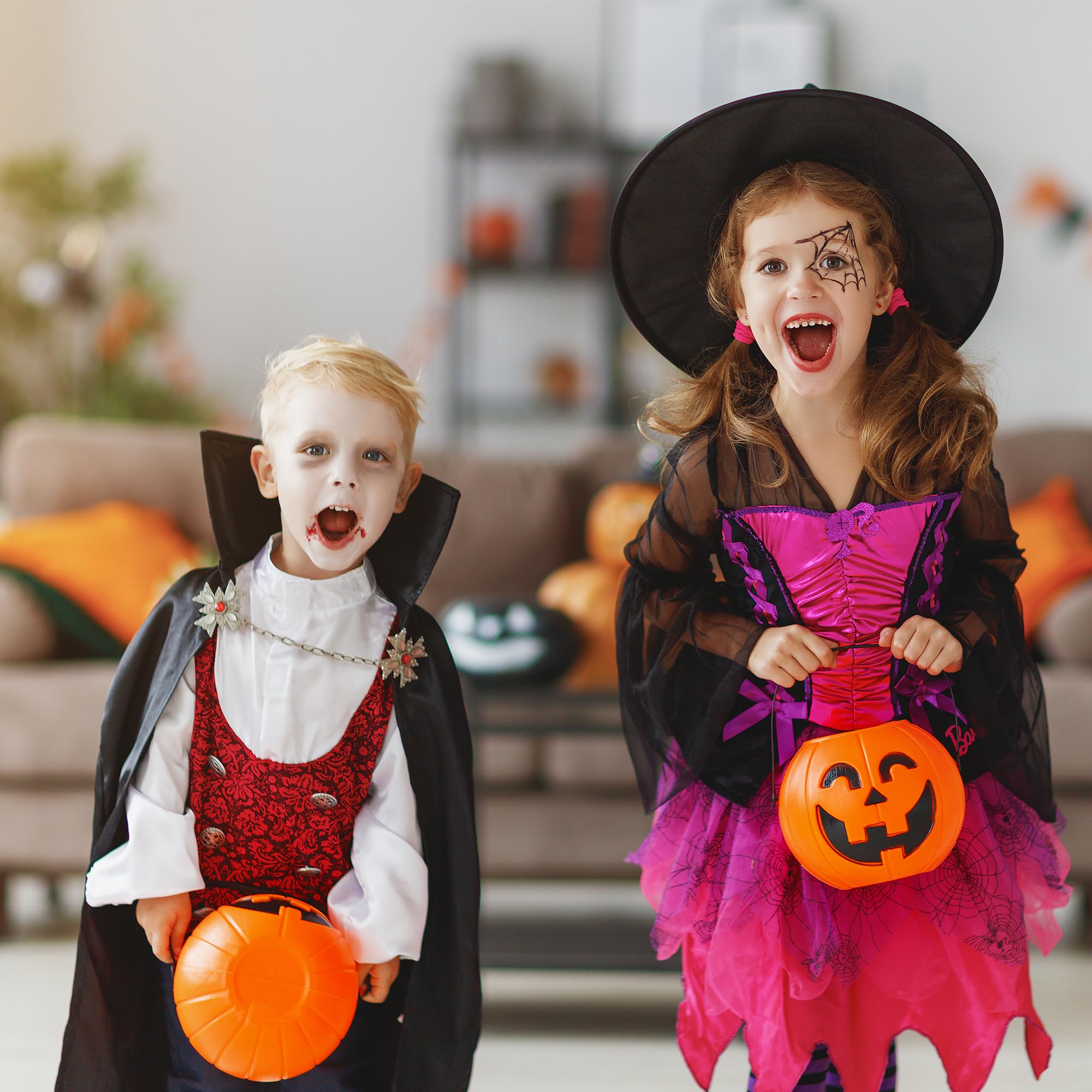 Disfraz de vampiro de la oscuridad para niños, fiestas de disfraces de Halloween con accesorios 4-6 3