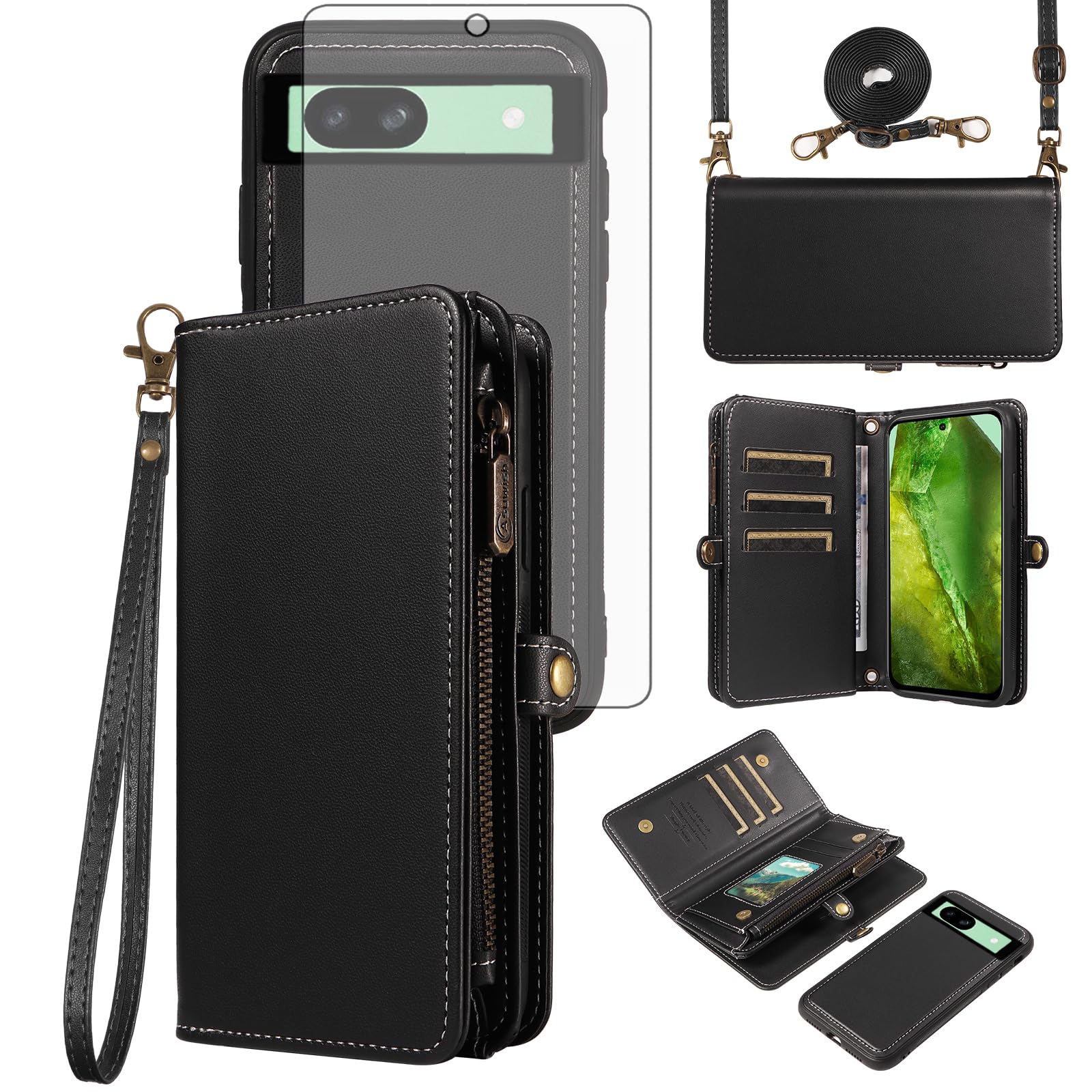 Coque Google Pixel 8A CSYBYW008 UK Noir de protection quotidienne - 8