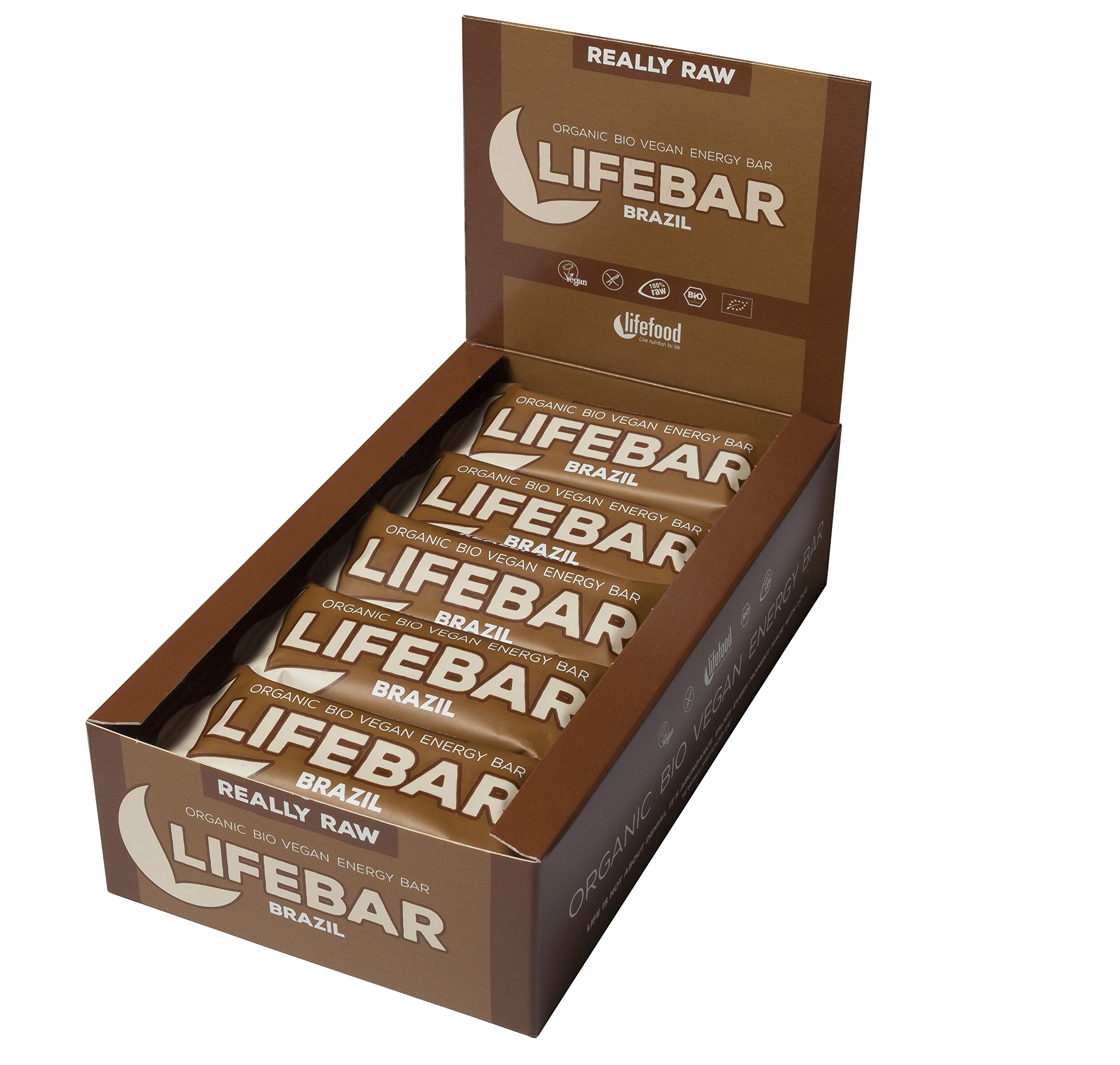 lifefood Lifebar Brazil Roh Bio, 15er Pack (15 x 47 g)