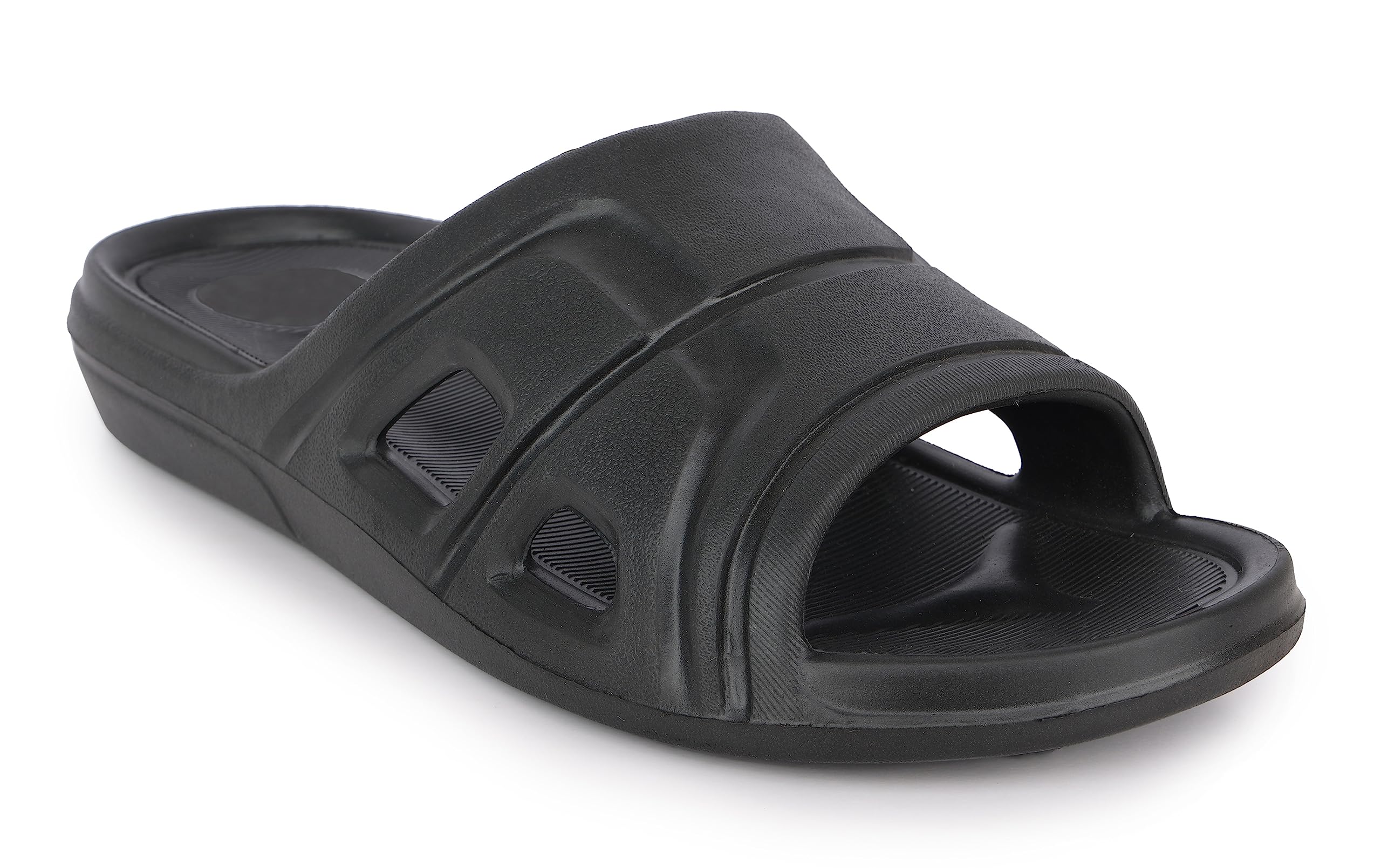 ACTION EVA FLOTTER Men Black Stylish & Lightweight Slippers | Occasion Slide | Walking Slide | Outdoor Slippers | Fashion Slipper | Outdoor Slide | (EVA_HRAN0022BKBK10) | Size-10 (B0C8B9F47G) Amazon Price History, Amazon Price Tracker