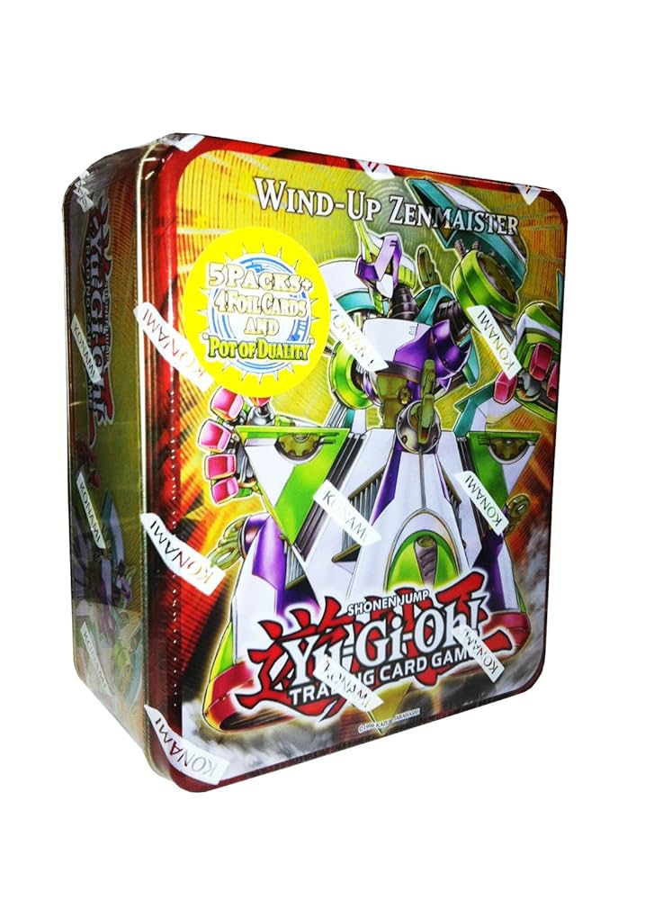 遊戯王 collectible tin 2011 ゼンマイスター 他 Amazon.com: Yugioh Wind-up Zenmaister Tin : Toys & Games