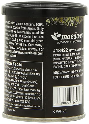 Miniatura 5 de Maeda-En Té verde de calidad ceremonial Matcha 1 onza
