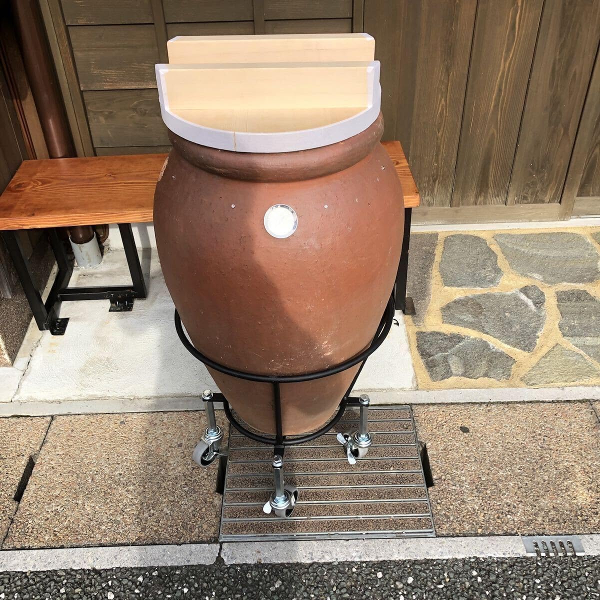 宮城須美子作 直径約25センチ 高さ約5.7センチ 未使用】 宮城須美子作