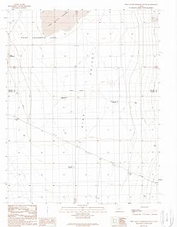 Utah Maps - 1989 Pine Valley Hardpan South, UT - USGS Historical Topographic Wall Art : 24in x 30in, Large Wall Art Map