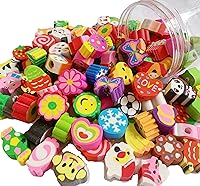 Vista 1 de Pencil Top Erasers,50 Pack,Animal Cap Erasers,Pencil Erasers Toppers,Pencil Toppers,Eraser Caps,Eraser Tops for Pencils,Cute Erasers,Mini Erasers