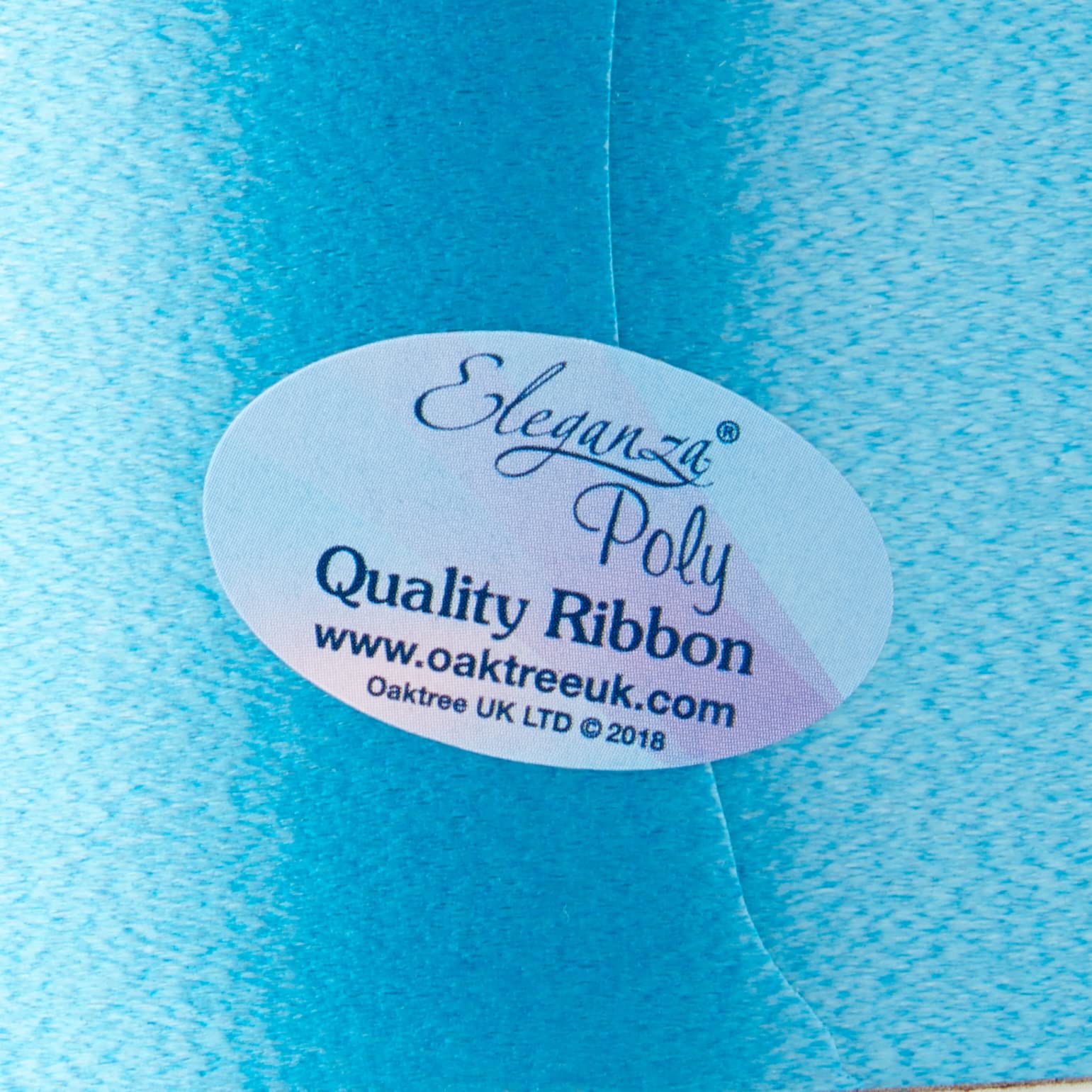 Eleganza Waterproof Poly Ribbon, Turquoise, 50 mm x 91 m - Image 3