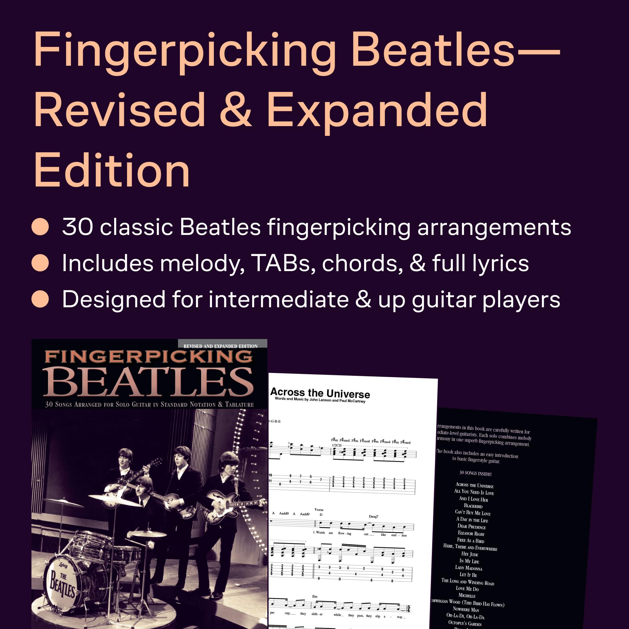 Fingerpicking Beatles: Solo Guitar