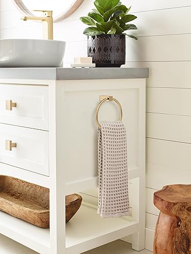 Vista 52 de Amerock BH3608226 Toallero cromado Toallero de 6-1/2 pulgadas (6.496 in) de longitud Monumento Toallero de mano para pared de baño Soporte