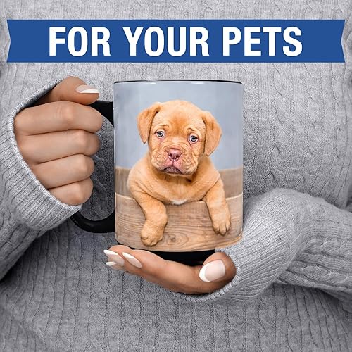 Miniatura 7 de Taza de café personalizada – Tazas personalizadas con texto en imagen, nombre de foto personalizado, logotipo, taza de cerámica – Día de la Madre