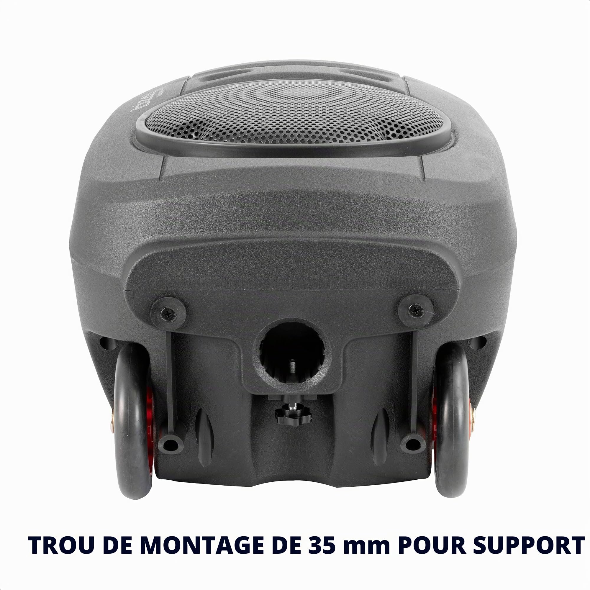 Ibiza - PORT8UHF-MKII-TWS - Enceinte Portable de 8”/400W Max avec 1 Micro Filaire et 1 Micro UHF, télécommande et Housse de Transport - Bluetooth, USB, SD & TWS - Autonomie de 6-8 Heures
