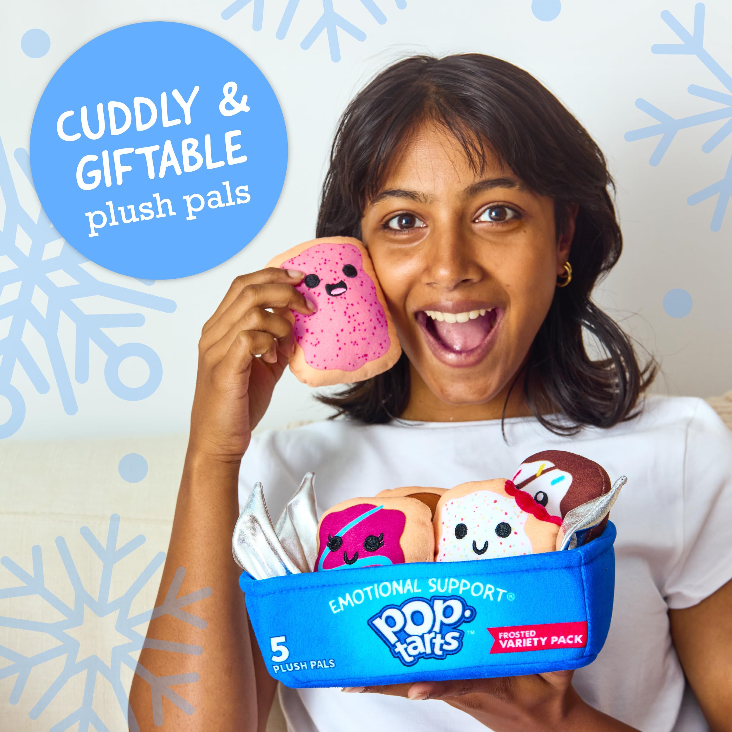 Pop-Tarts Emotionale Unterstützung von Relatable, Snack-inspirierten Freunden, voller bissgroßer Plüschtiere und süßer Sachen, unerwartete lustige Geschenke für geliebte Menschen, inklusive 5