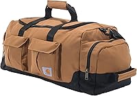 Carhartt 40L Utility Duffel Bag - Heavy-Duty Water Repellent Gear Bag for Jobsite, Gym & Travel