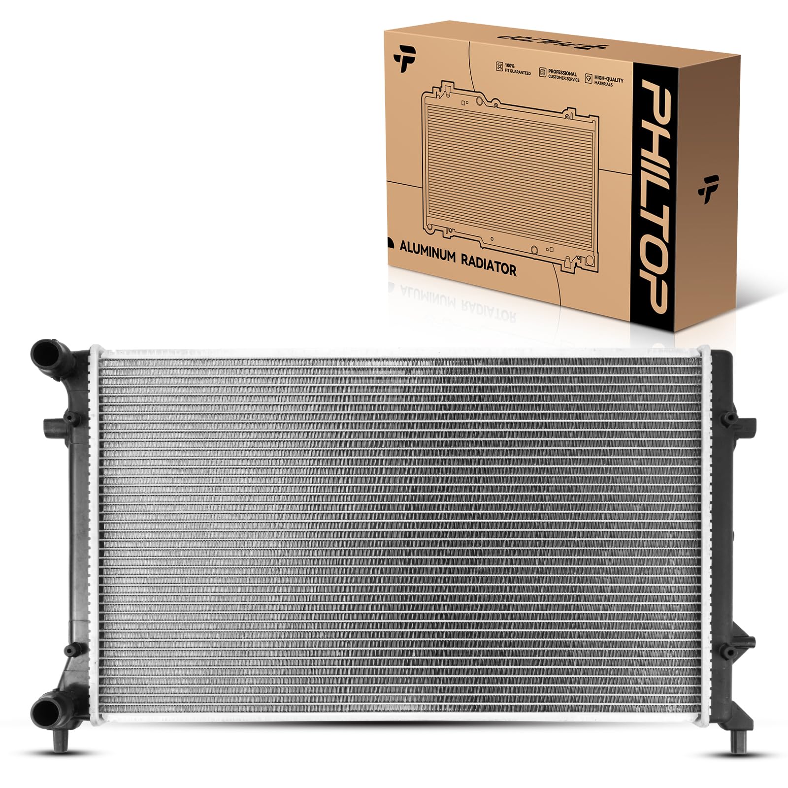 PHILTOP Radiators Car for 2005-2010 Jetta 2.5L, 2006-2009 Rabbit, 2008 GTI CU2995