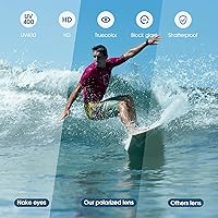 Vista 3 de Duduma Gafas de sol deportivas polarizadas para hombres y mujeres, para correr, ciclismo, pesca, golf, conducción, gafas de sol Tr90