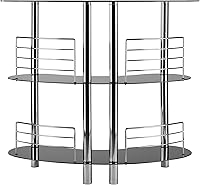 Vista 5 de Winsome Martini Wine Almacenaje, Negro/Metal