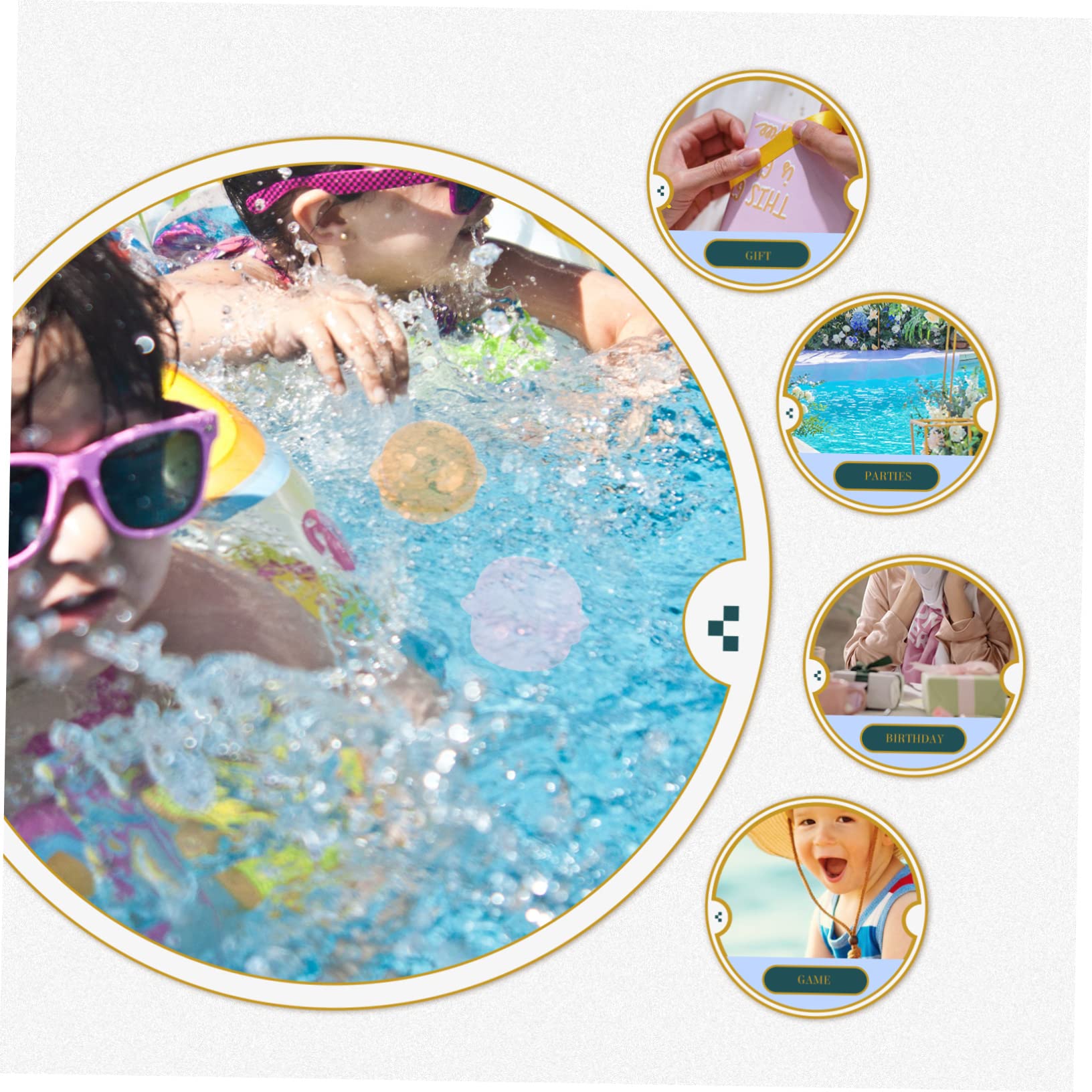 Toyvian 12Pcs Silicone Fighting for Outdoor Fun Friendly Safe and Odorless for Playtime Random Color