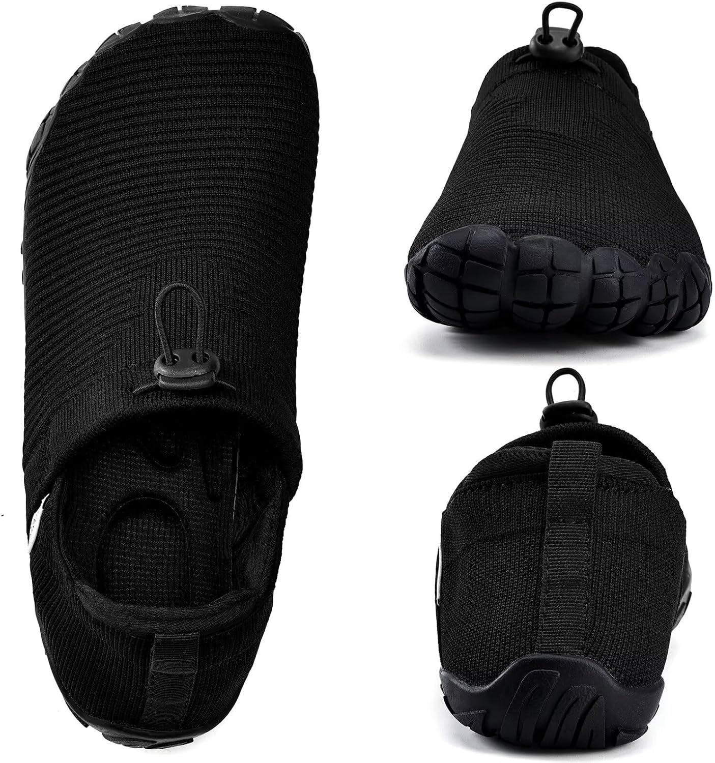 WateLves Water Shoes Womens Mens - Comfortable Lightweight Striped Pattern Barefoot Shoes for Beach Swim Pool Yoga Boating Water Aerobics - Image 5