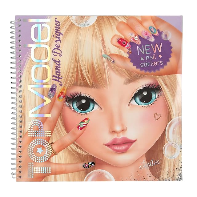 Depesche 13029 TOPModel - Libro para Colorear Hand Designer, con 46 páginas para diseñar Looks creativos…