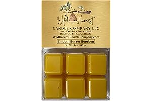 Wild Harvest Candle Company - Phthalate Free Smooth Butter Bourbon Scented Beeswax Melts
