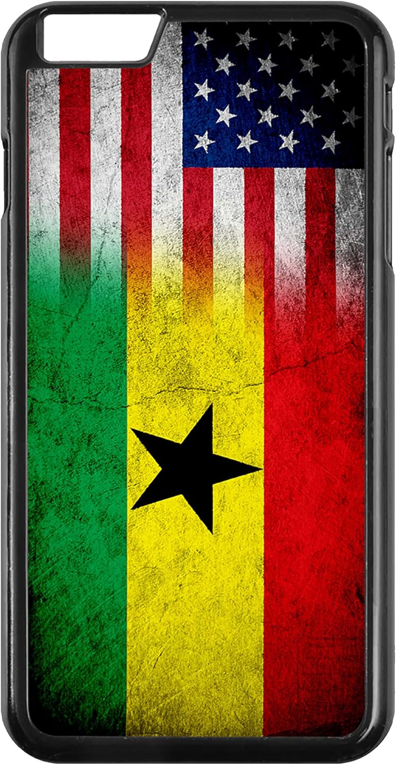 Apple iPhone 6 Plus / 6S Plus Case with Flag of Ghana (Ghanaian) Cell Phones