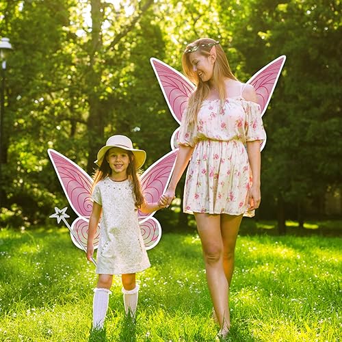 Vista 4 de Halloween Costume Fairy Wings Angel Wings for Women and Girls