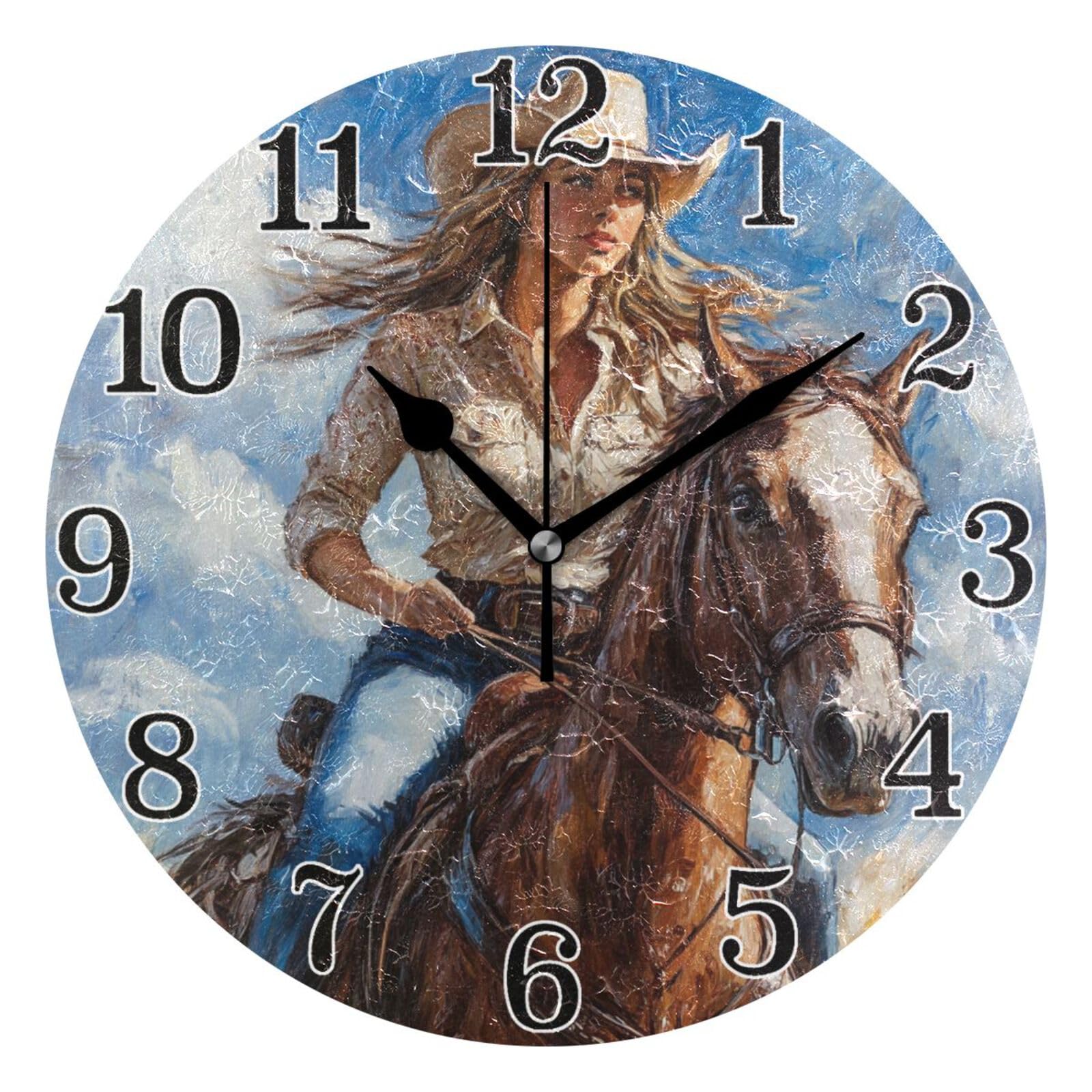 Horloge murale sans tic-tac pour travailler au calme dans l'atelier