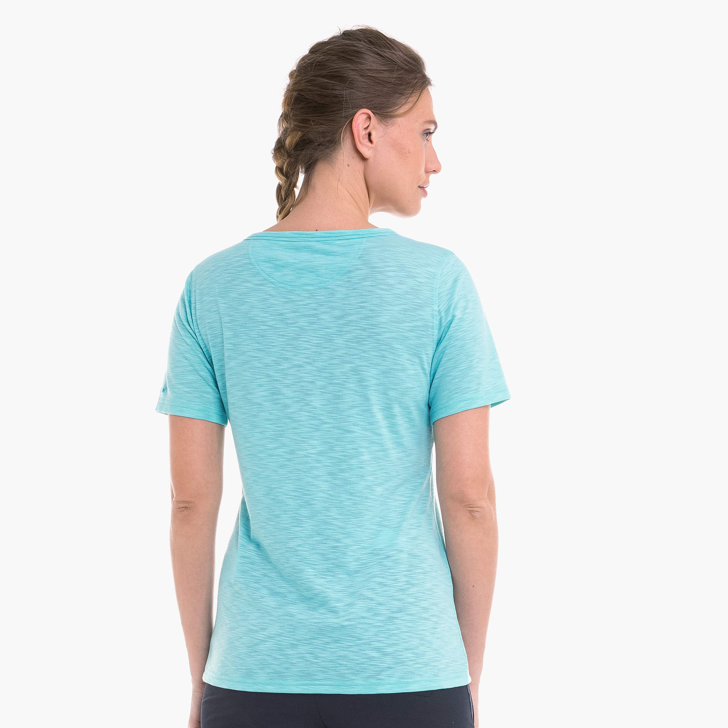 Schöffel Kinshasa3 T-Shirt Femme Angel Blue FR: 2XL (Taille Fabricant: 48)