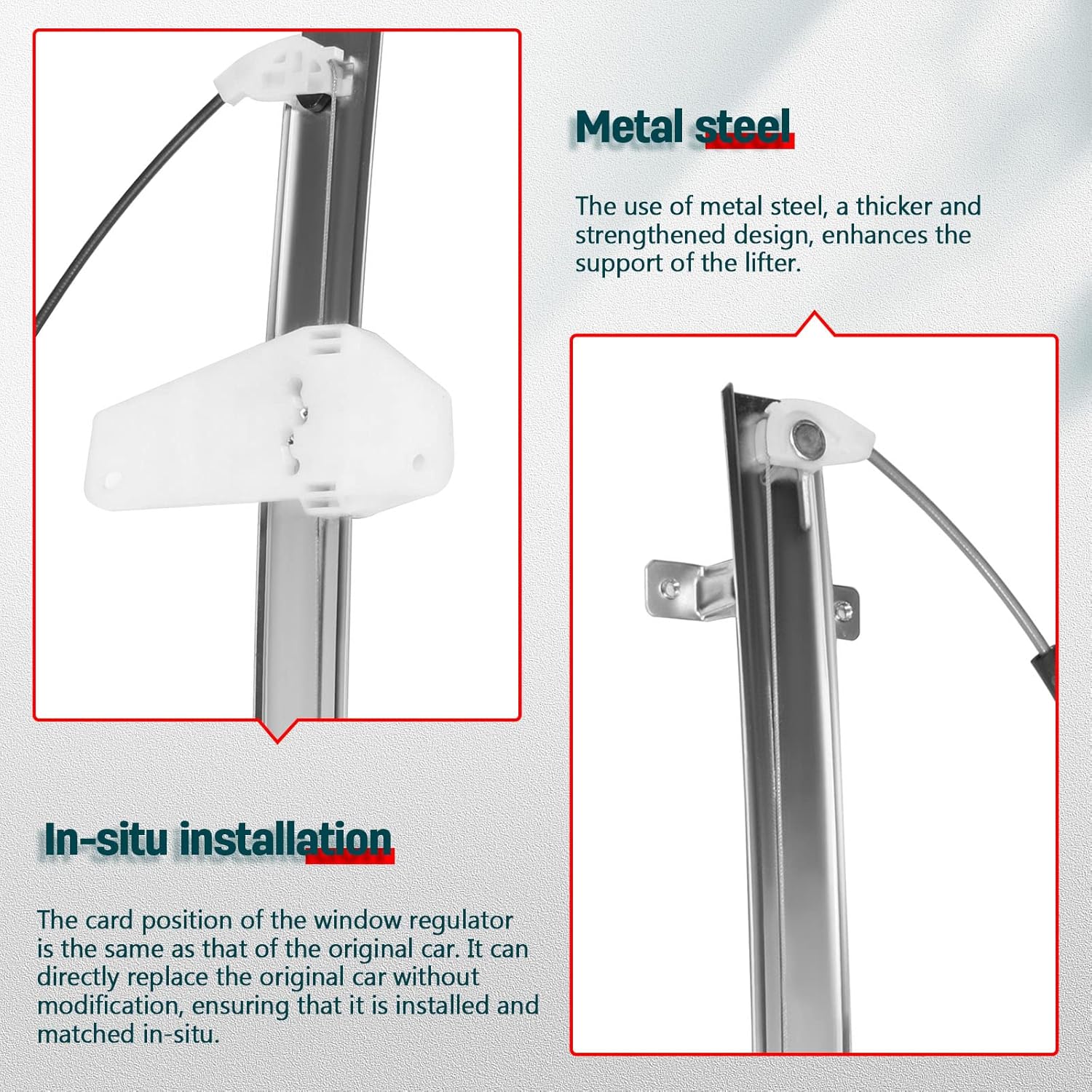 FINDAUTO 748-981 Power Window Regulator Rear Right Passenger Side fit for 2005-2015 for Nissan Armada,2004-2015 for Nissan for Titan,with Motor
