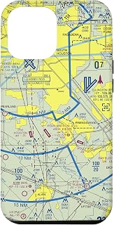 iPhone 12 Pro Max Aeronautical Chart - Houston Hobby airport Case