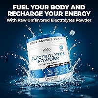 Vista 2 de Polvo de electrolitos sin sabor Keto Vitals - Electrolitos sin azúcar para ayuno, cetosis e hidratación - Sin azúcar, sin sabor - Envase de polvo