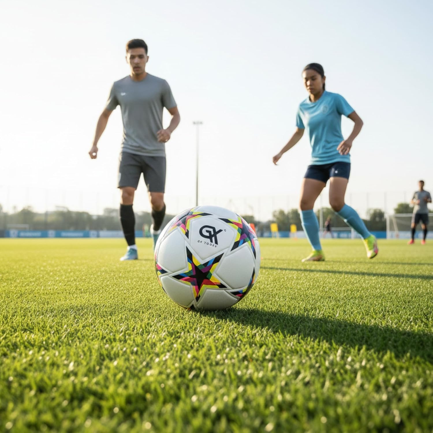 Thermo Bonded Polyurethane Soccer Ball Size 5. World Cup Quality, All-Surface Play, Eco Leather Cover, Outdoor Sports, Premium Size 5 Soccer Ball for Training & Competitive Matches - Image 4