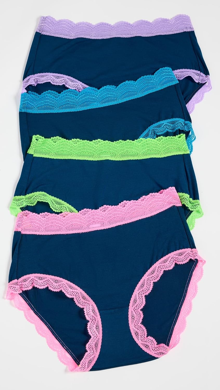 Stripe & Stare Women's High Rise Knickers 4 Pack - Image 3