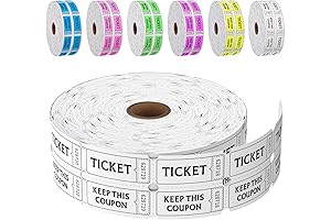 Double Raffle Ticket Roll - Pack of 2000