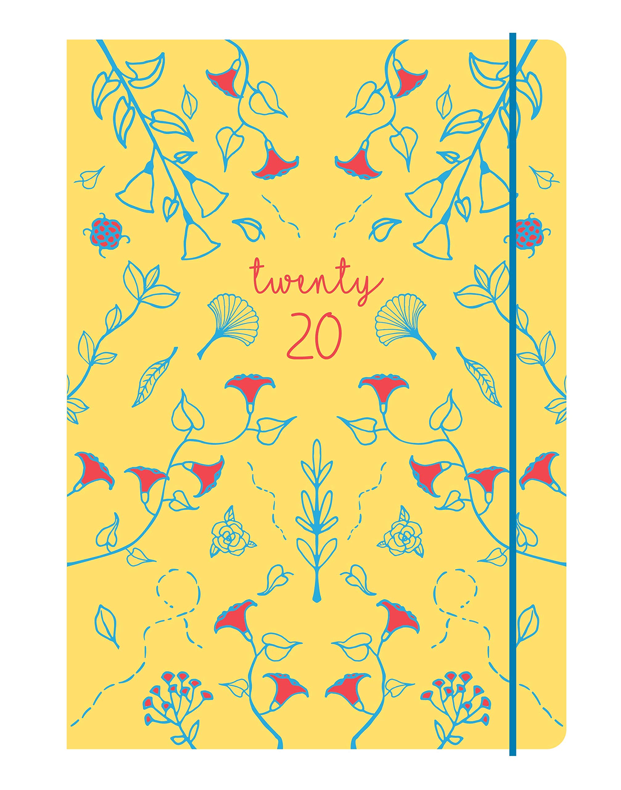 Collins Blossom A5 Week to View 2020 Diary - Yellow