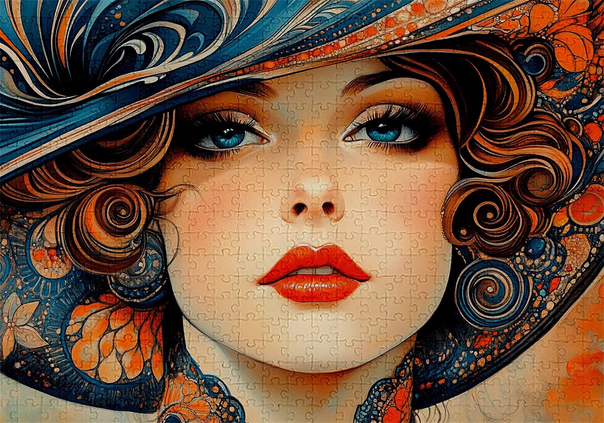 Puzzle 3000 elementów dla kobiet dorosłych 122 x 81 cm unikalne rzemiosło klasyczne 3D drewniana układanka do rodzinnych gier biznesowych, układanka do samodzielnego wykonania nawet do