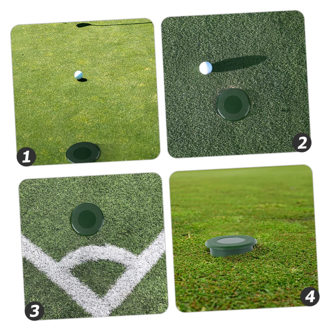 HONMEET Golfs Training Supplies Putting Hole Cover Golf Putting Game Accessory