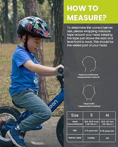 Miniatura 6 de OutdoorMaster Casco de bicicleta para niños, desde niños pequeños hasta jóvenes, casco de seguridad ajustable de unicornio para niños (edad 3-15),
