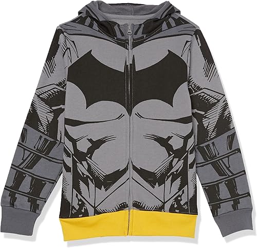 DC Comics Big Batman Cosplay Sudadera con capucha y Capa-Dc-Niños 4-20