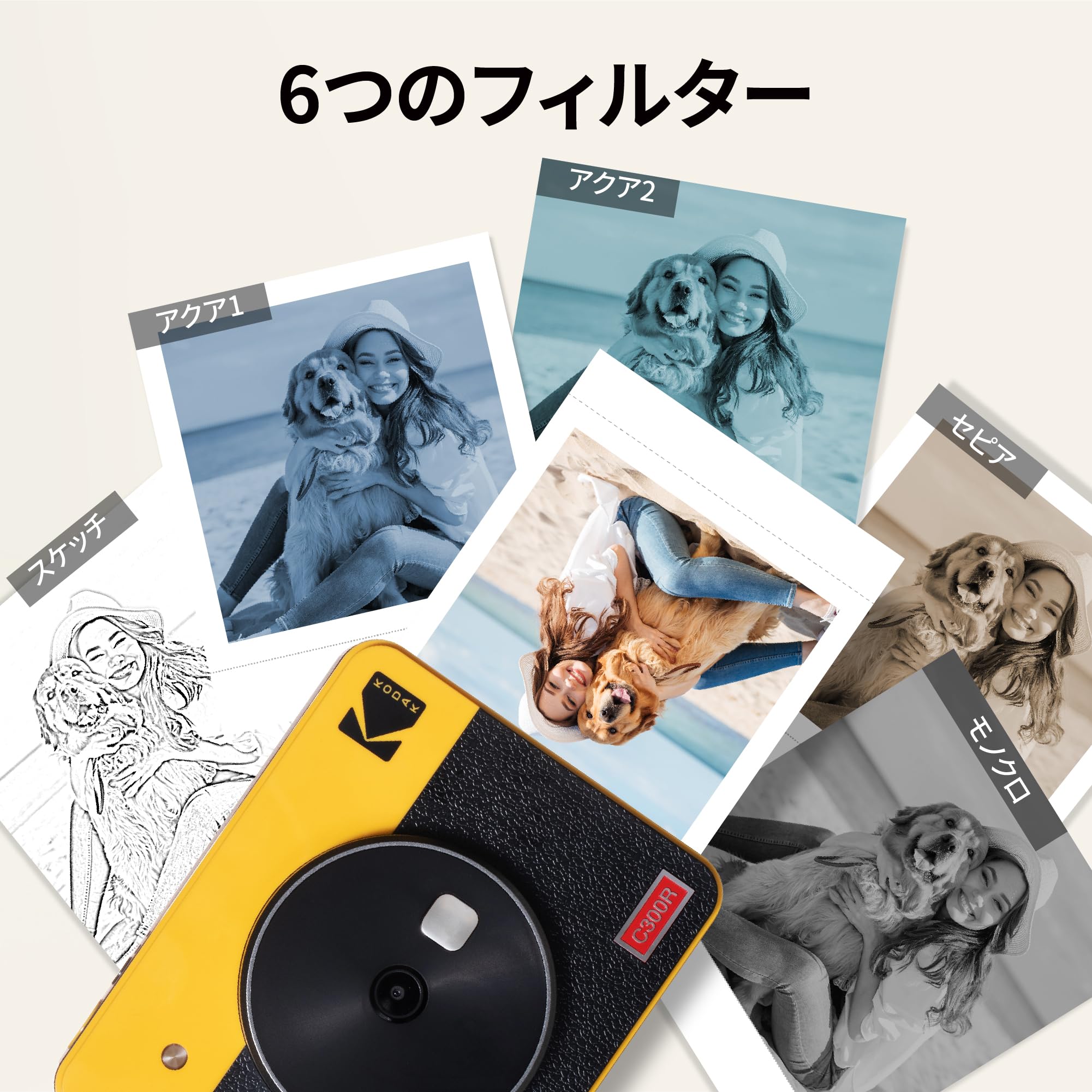 Amazon.co.jp: コダック KODAK Mini Shot 3 Retro 4PASS 2-in-1