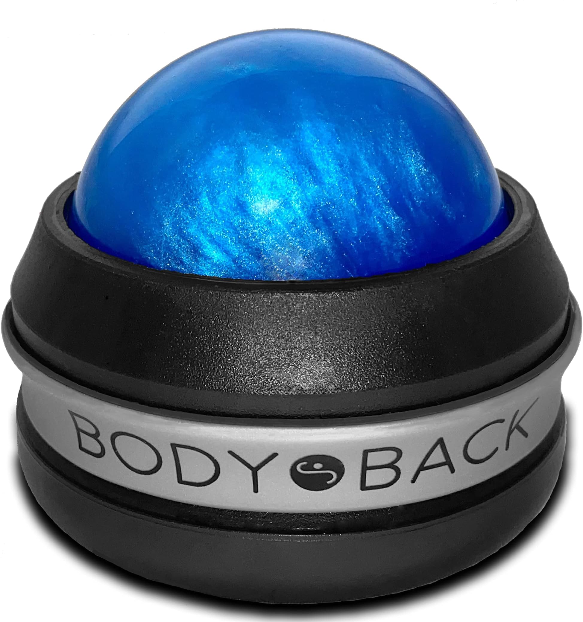 Body Back Manual Massage Roller Ball | Deep Tissue Roller & Lacrosse Ball - Hand Held Massager for Sore Muscles & Joint Pain | 360 Degree Mobility Therapy Ball | Ideal for Athletes & Fitness Recovery