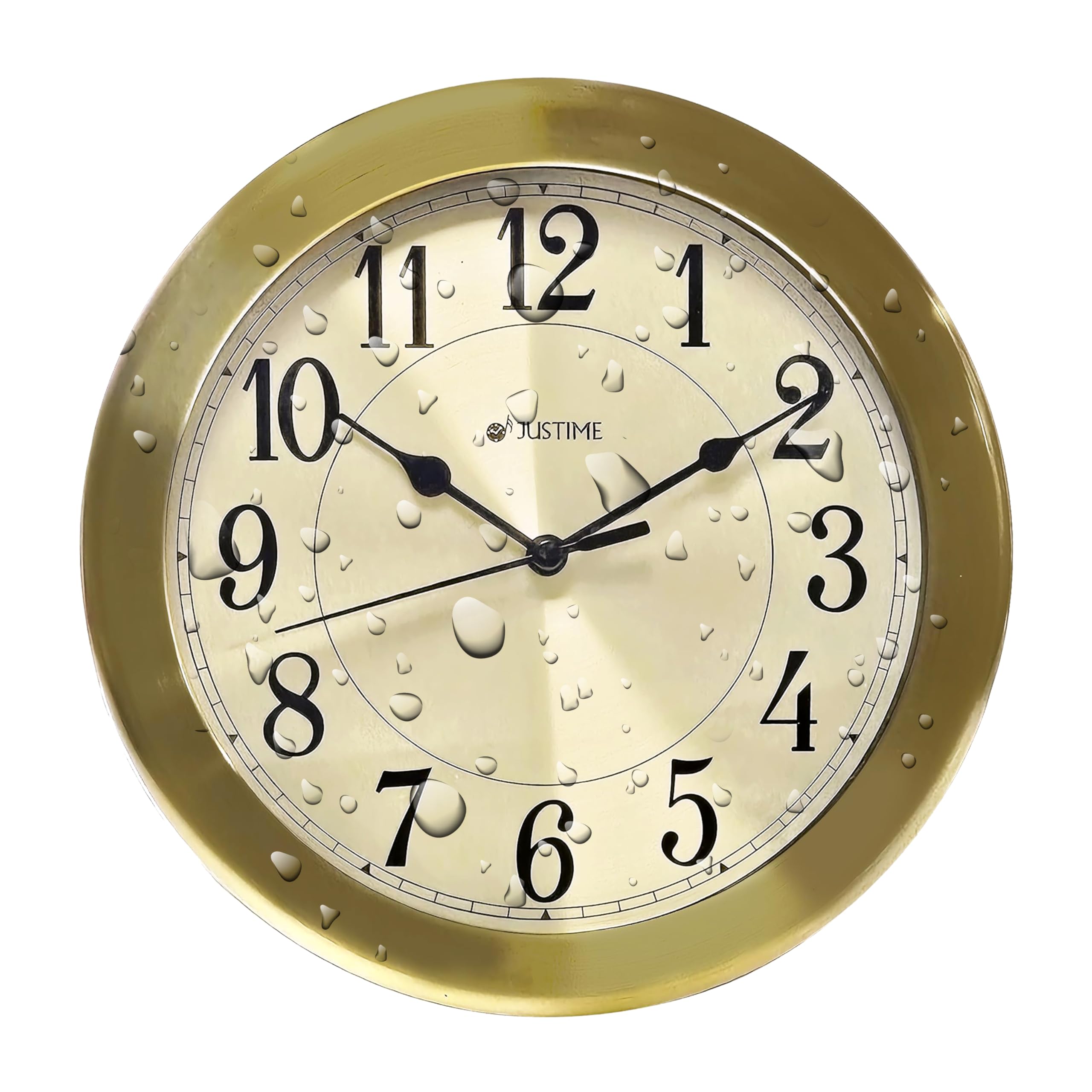 Horloge murale pour petits espaces et bureau compact JUSTIME