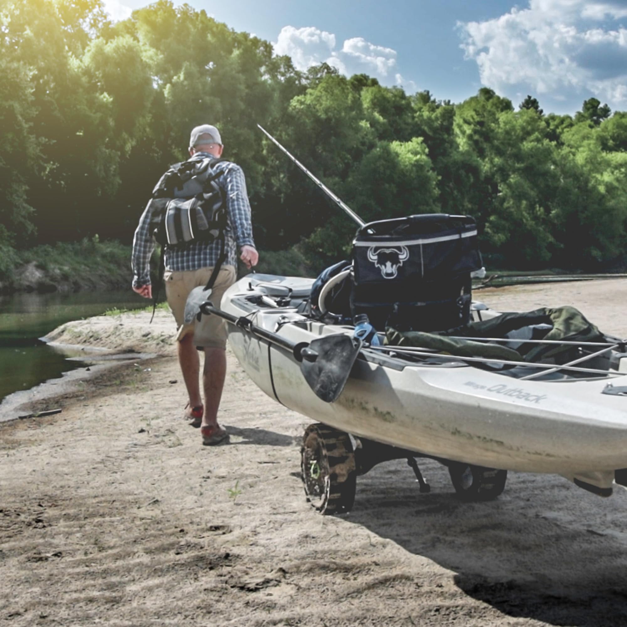 カヤック　二馬力　ドーリー　レイルブレイザ Amazon | C-TUG カヤック カヌー カート ベルト付き by Rail