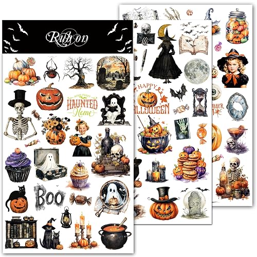 CATaireen Rub on Transfers for Crafts Vintage Scrapbooking Stickers Small