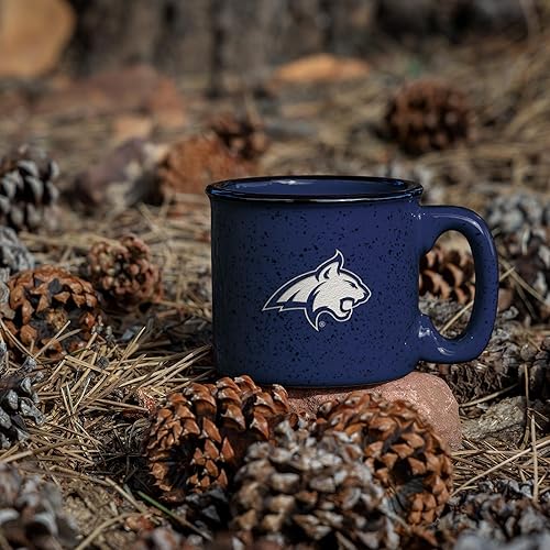 Miniatura 405 de Rico Industries NCAA Utah Utes - Taza de café personalizada de 12 onzas con logotipo grabado con láser profundo, taza de cerámica para acampar con