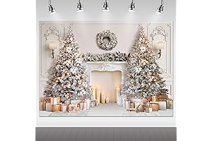 Mocsicka - Classic telón de fondo de Navidad para pared