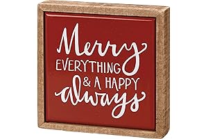 Box Sign Mini - Merry Everything & A Happy Always