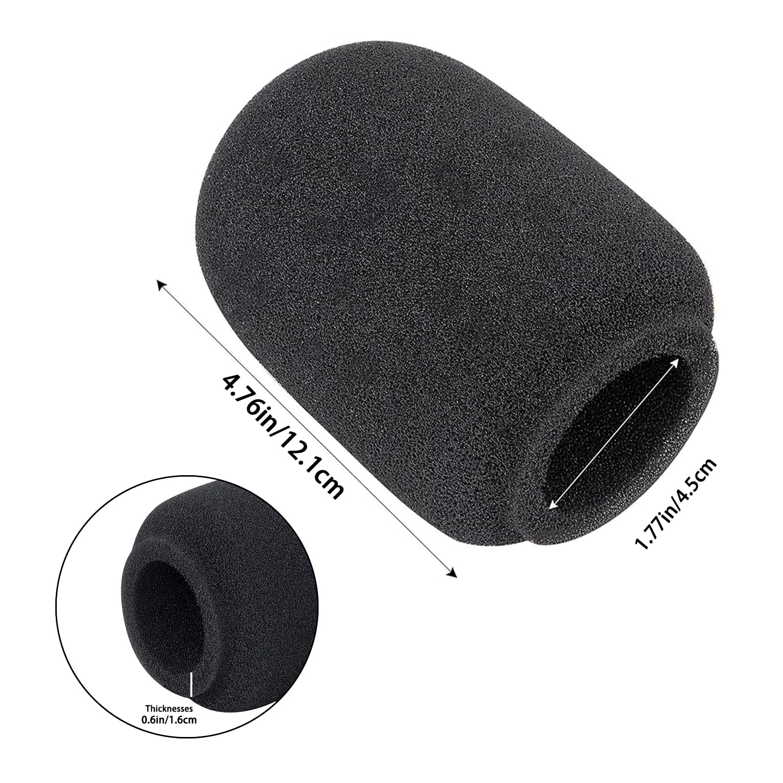 YOTESO Microphone Windscreen Compatible with Shure SM7B, Mic Cover Compatible with Shure SM7dB, Reduces Background Noise, Pop Filter for Recording