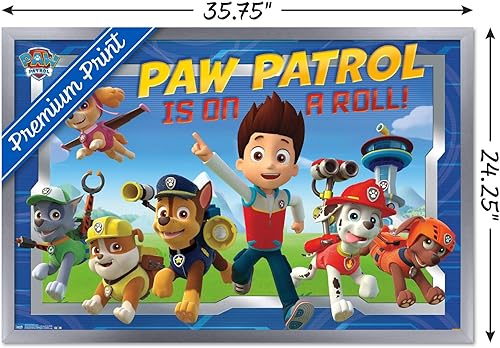 Miniatura 3 de Trends International Paw Patrol-Crew - Póster de pared, 24.25 x 35.75 pulgadas, multicolor