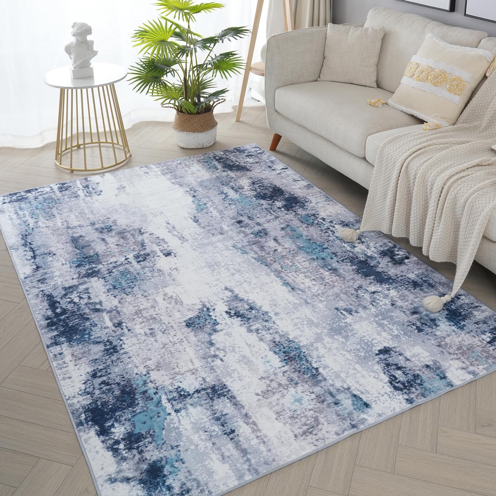 Abstract 5x7 Rugs Amazon.com: Area Rug Living Room Rugs: 5x7 Large Soft Indoor Carpet ...