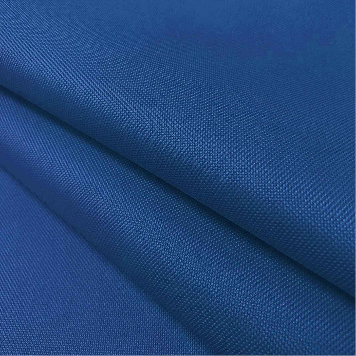 BECHAEO Waterproof Canvas Upholstery Fabric by The Yard 58" Wide 600 Denier Water Resistant Oxford Polyester Material Outdoor Fabric for DIY Sewing Chair Cushion Awning Bag, 5 Yards Ocean Blue